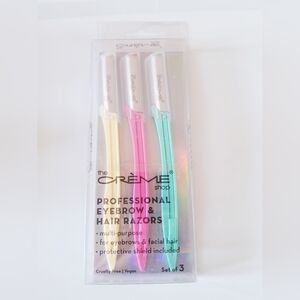 The Crème Shop Eyebrow & Hair Razors Set